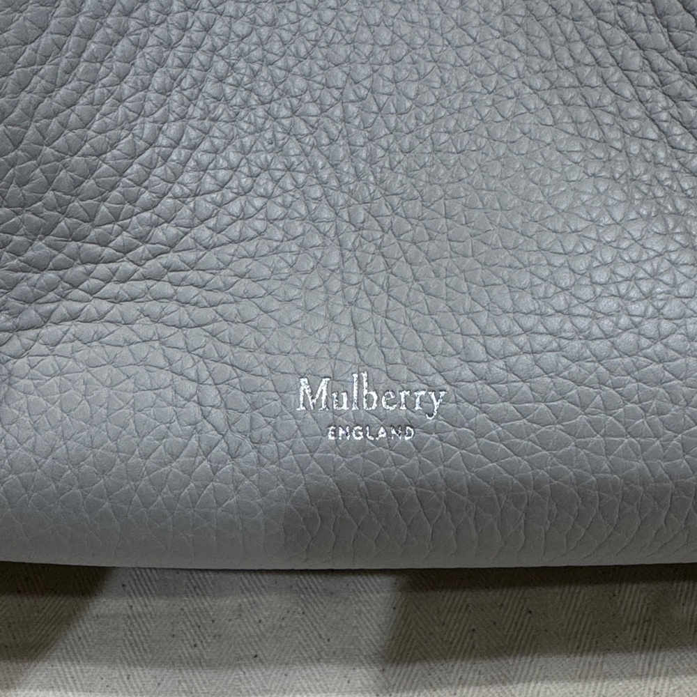 Mulberry Light Gray Leather Iris Purse - Picture 2 of 13